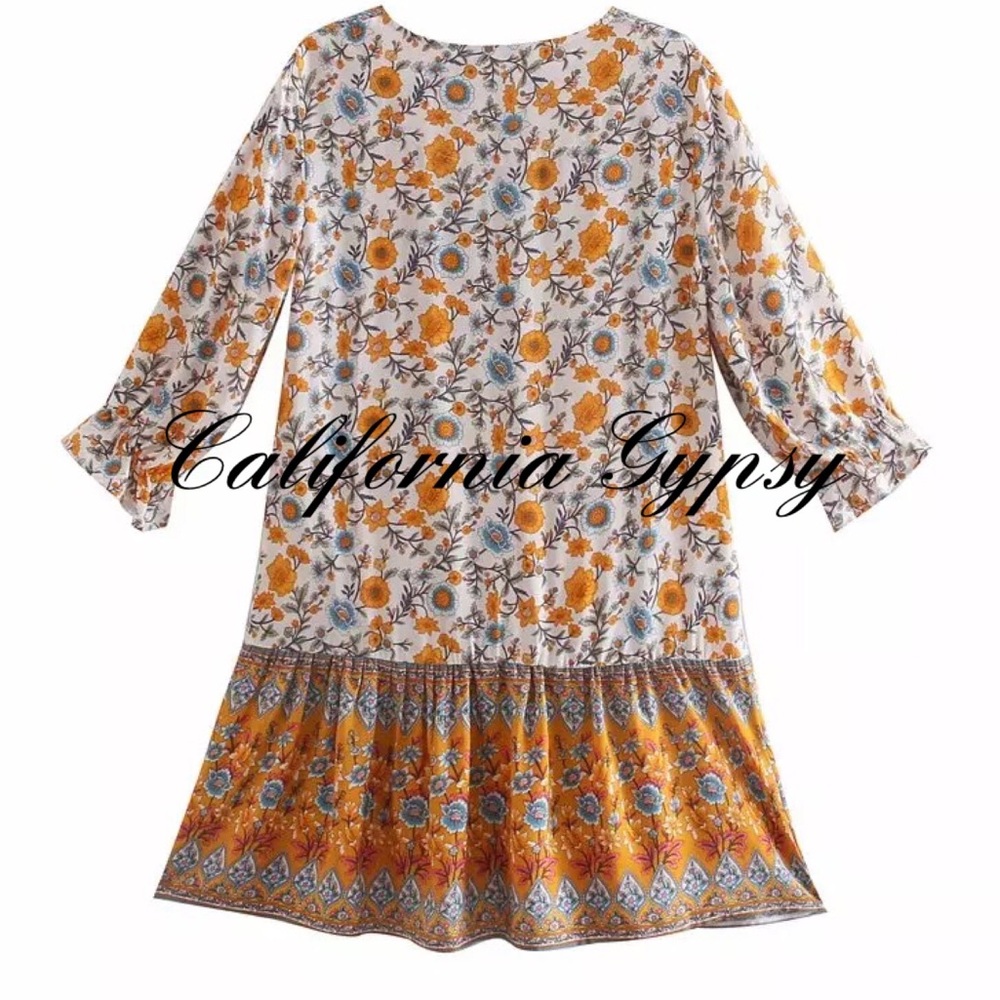 LAST ONE🎉Floral Shift Mini Dress - Picture 7 of 16